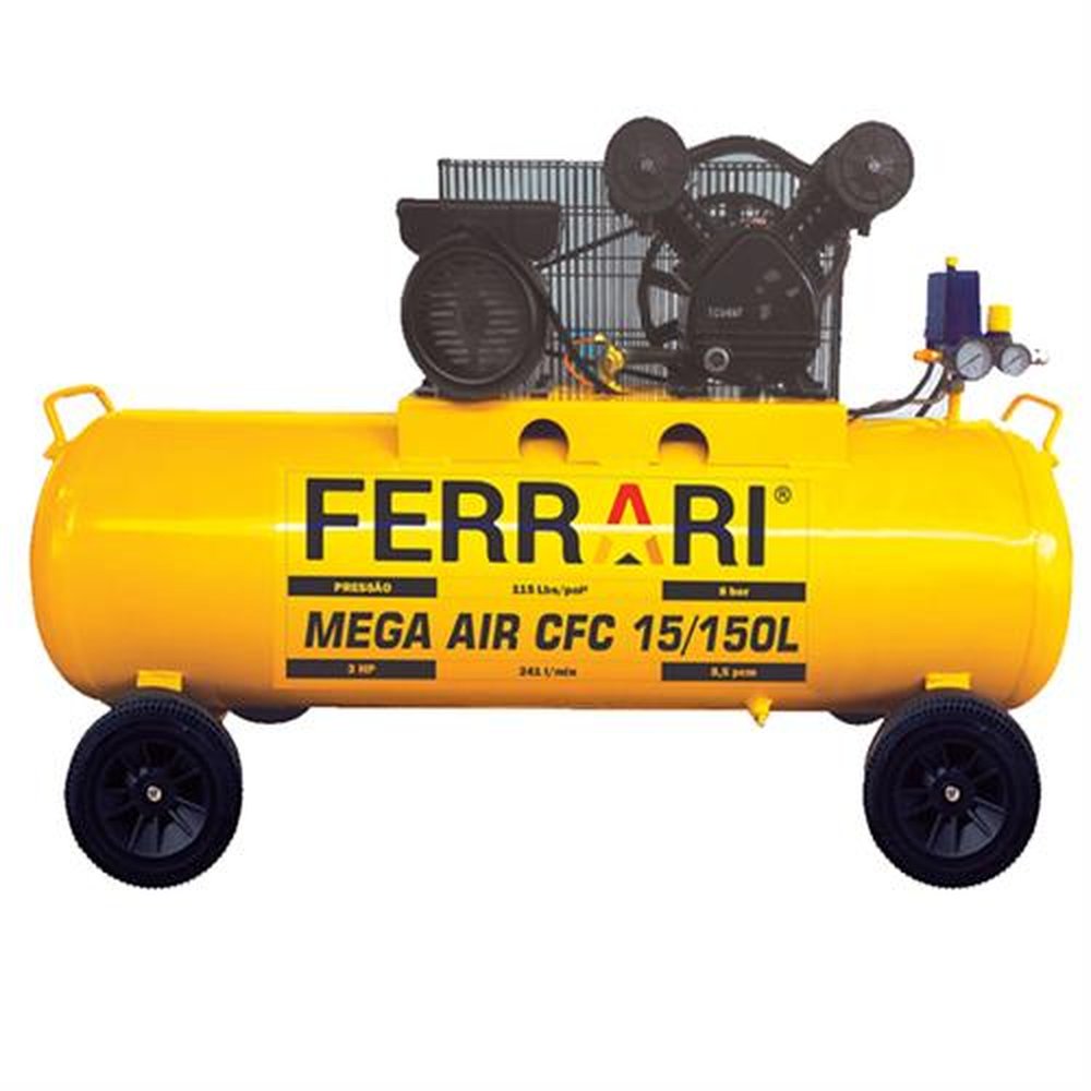 Compressor De Ar Mega Air Cfc 15/150l 220v 3hp