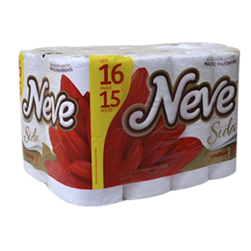 Papel Higienico Folha Dupla Neve Neutro 4x16 Unidades 30m