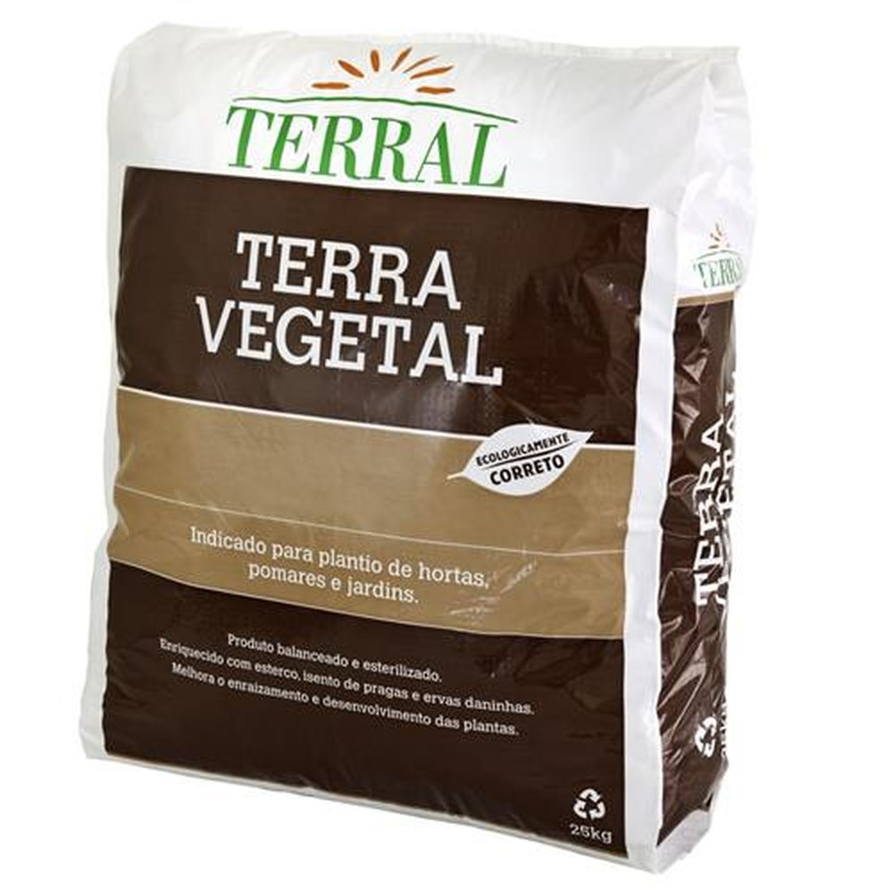 Terra Vegetal Adubada 25kg