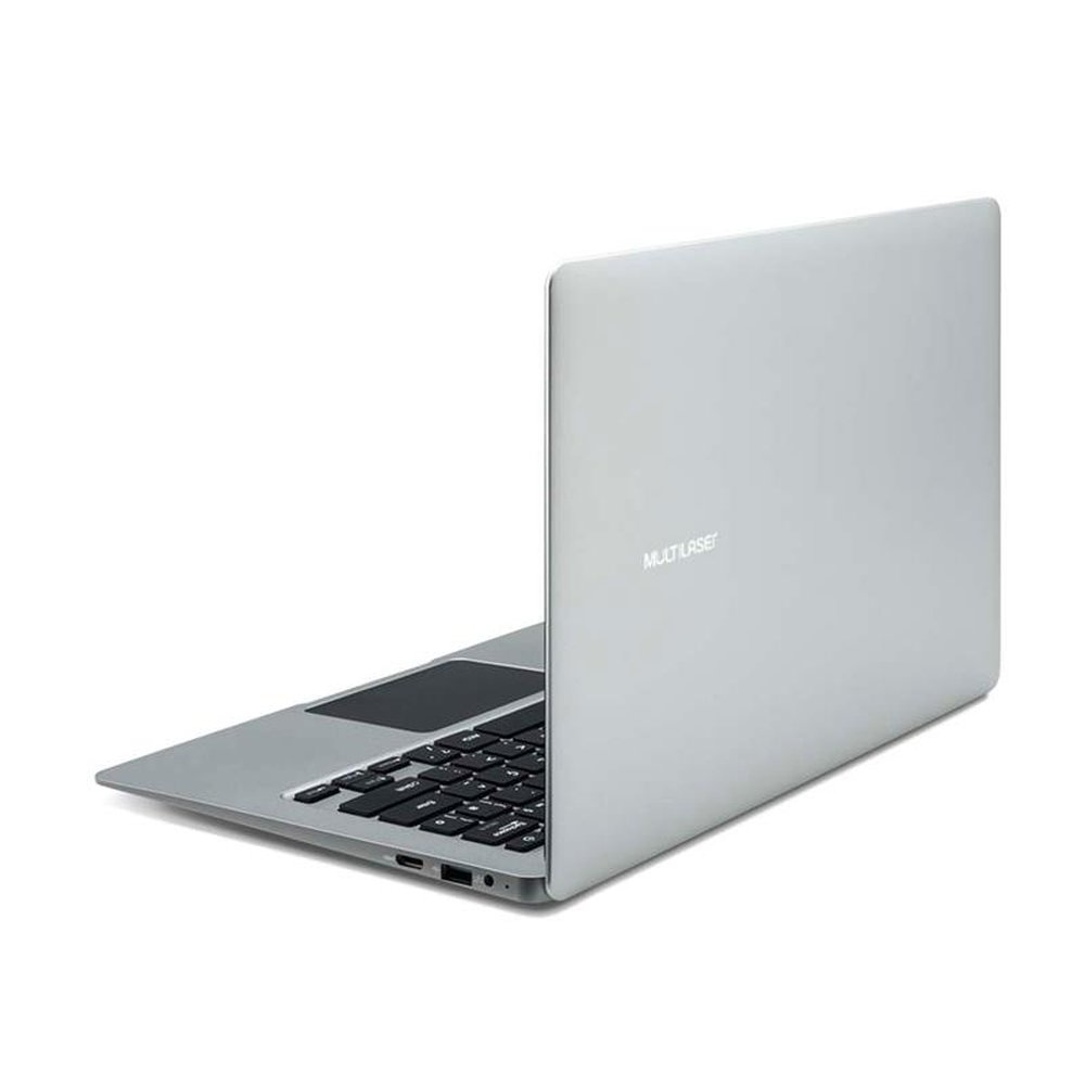 Notebook Multilaser Air Pro - PC234 | 4GB 32GB | Intel Celeron | 13,3" Prata
