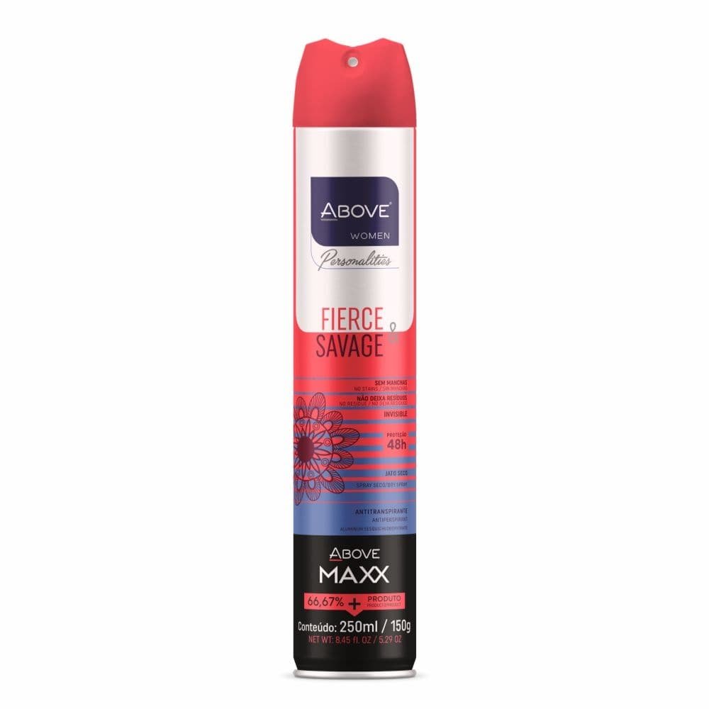 Desodorante Above Aerossol Women Maxx Person Peaceful & Fashion 250ml