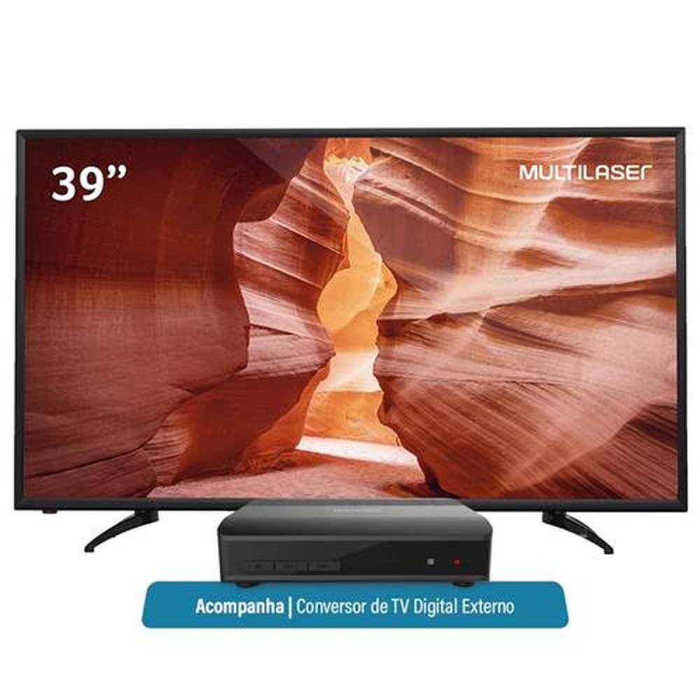TV Multilaser 39 Polegadas Acompanha Conversor Digital