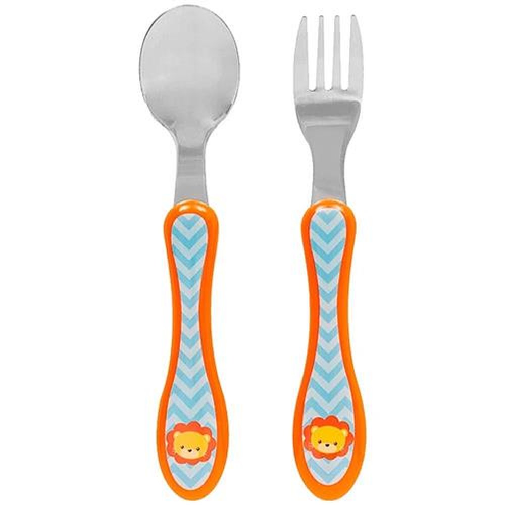 Kit Talher Buba Animal Fun - Leãozinho +6m