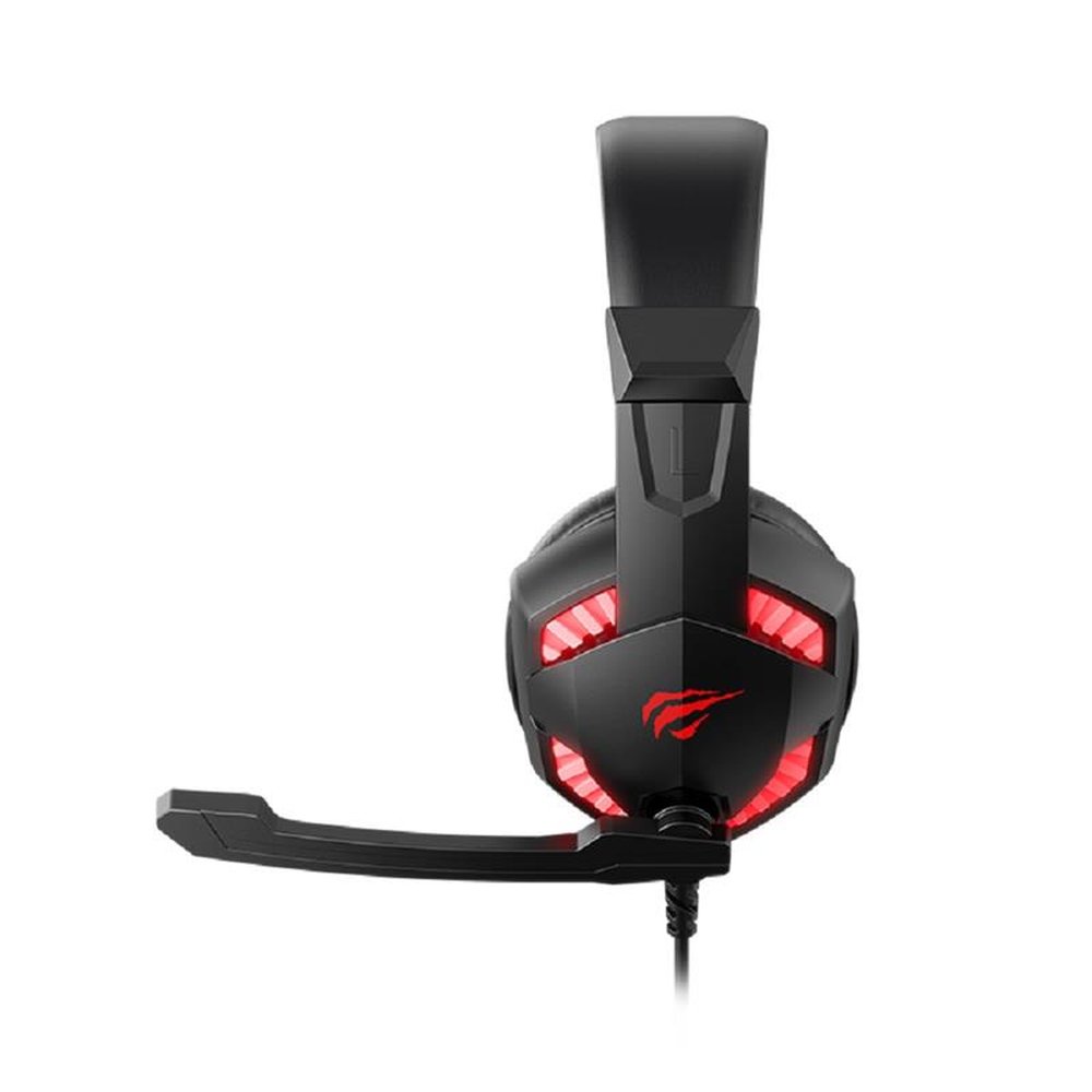 Fone De Ouvido Headset Gamer Havit H2032d Preto/Vermelho