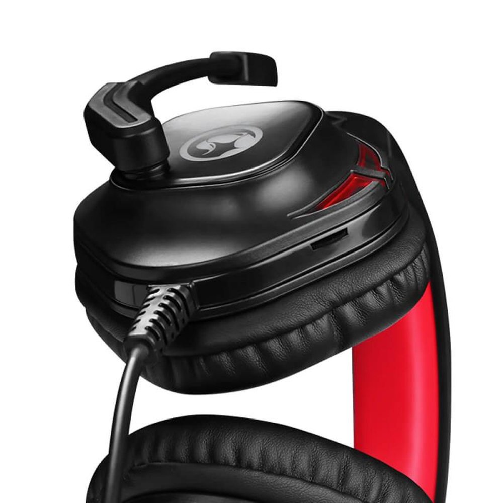 Headset Gamer Marvo Scorpion HG8929 Preto/Vermelho