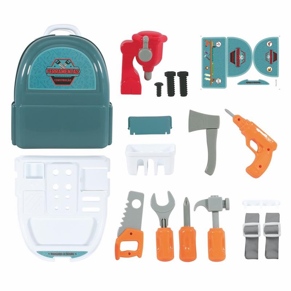 Kit do Construtor Kid+ Com 18 Peças