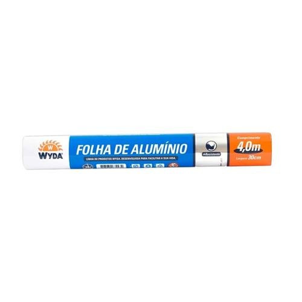 Papel Aluminio 30Cmx4,0M Com25 Wyda