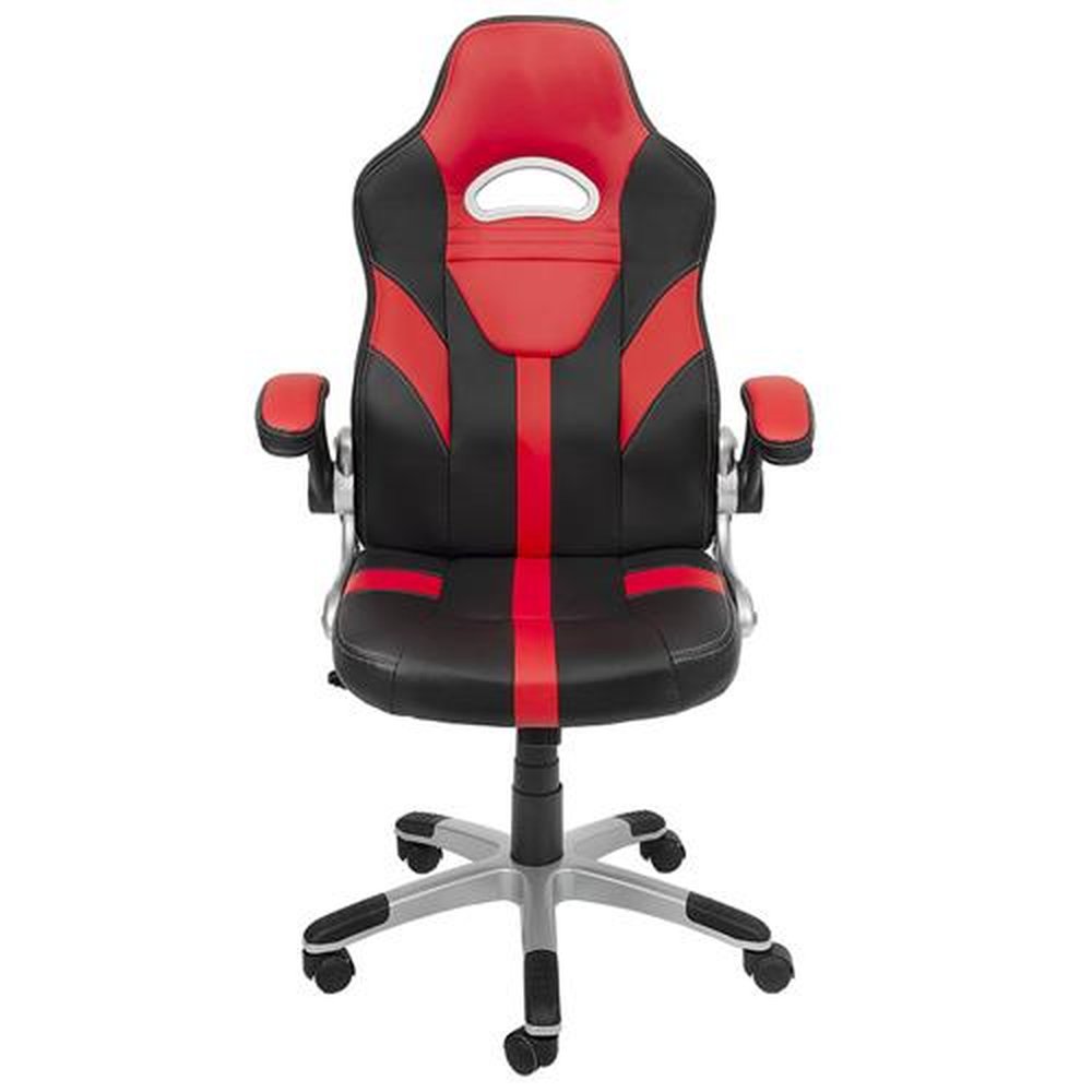Cadeira Gamer Giratória Braços Retrátil - Vermelho