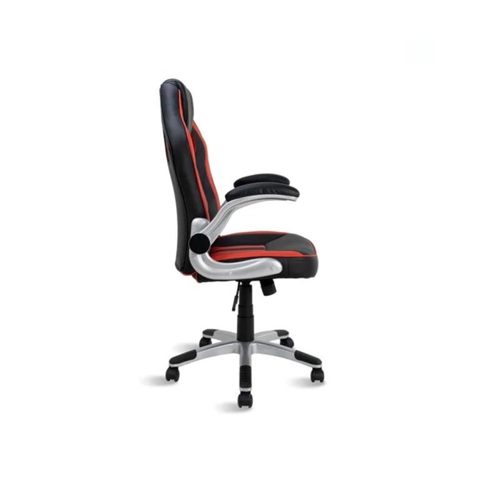 Cadeira Gamer Giratória Braços Retrátil - Vermelho