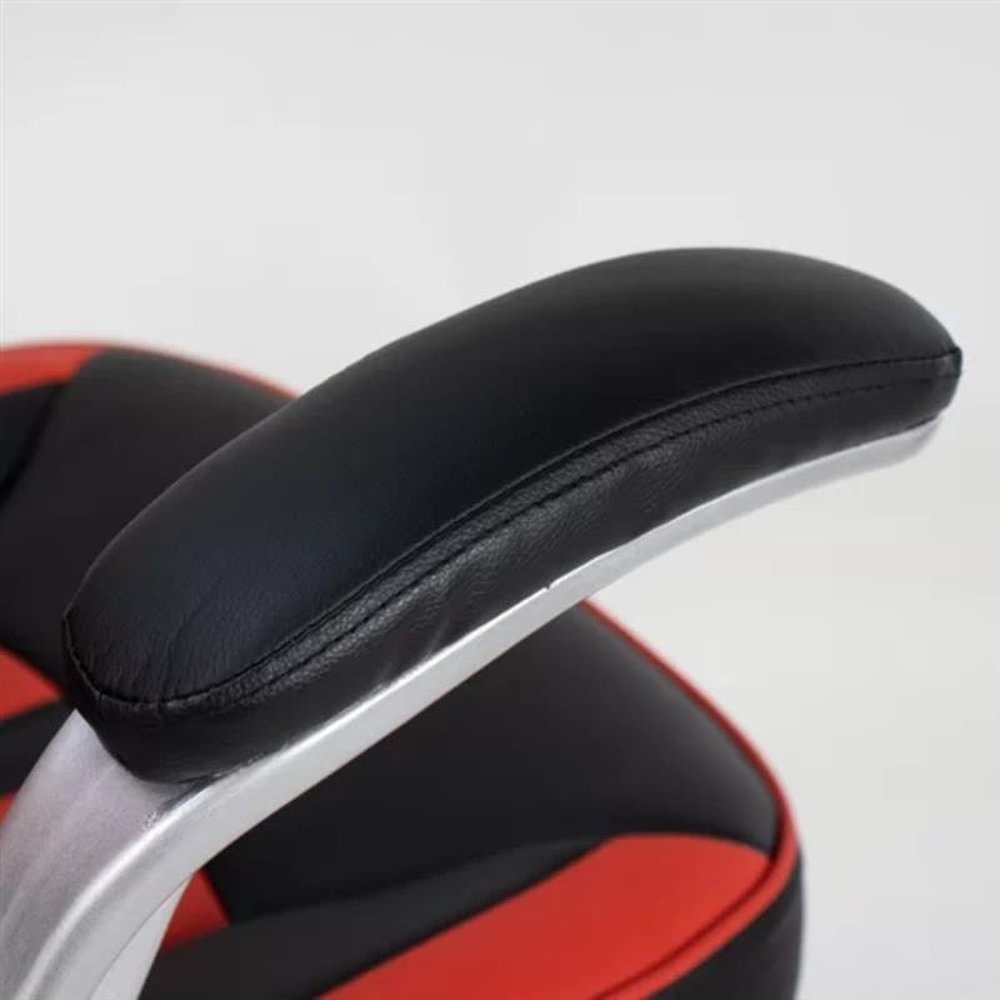 Cadeira Gamer Giratória Braços Retrátil - Vermelho