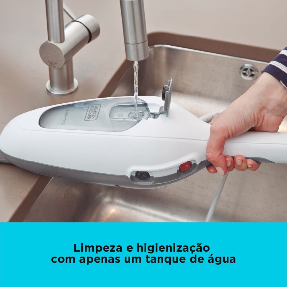 Vaporizador Para Piso Steam-Mop 7 em 1 220V Black & Decker VL1300B2