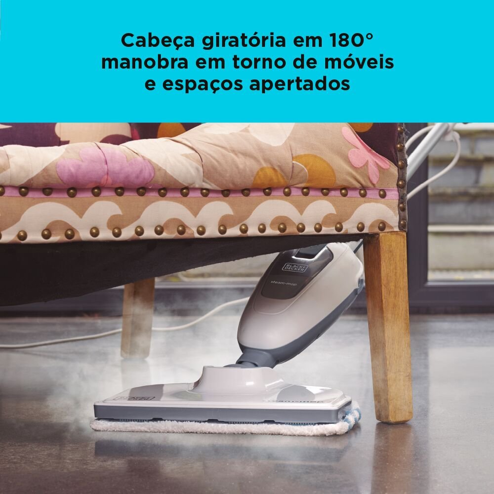 Vaporizador Para Piso Steam-Mop 7 em 1 220V Black & Decker VL1300B2