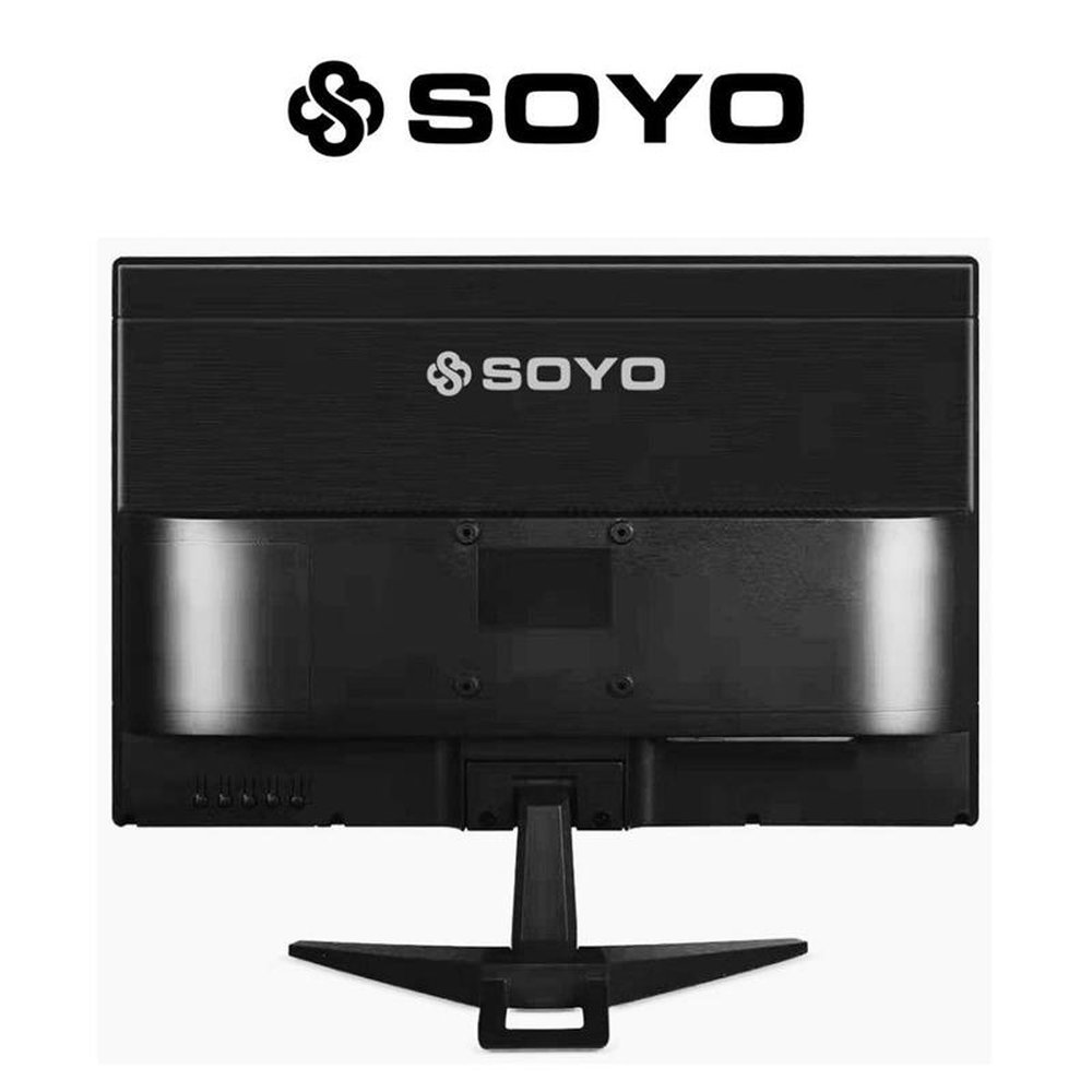 Monitor 18.5" Led HD, Alta Resolução, VGA + HMI + Vesa - Soyo