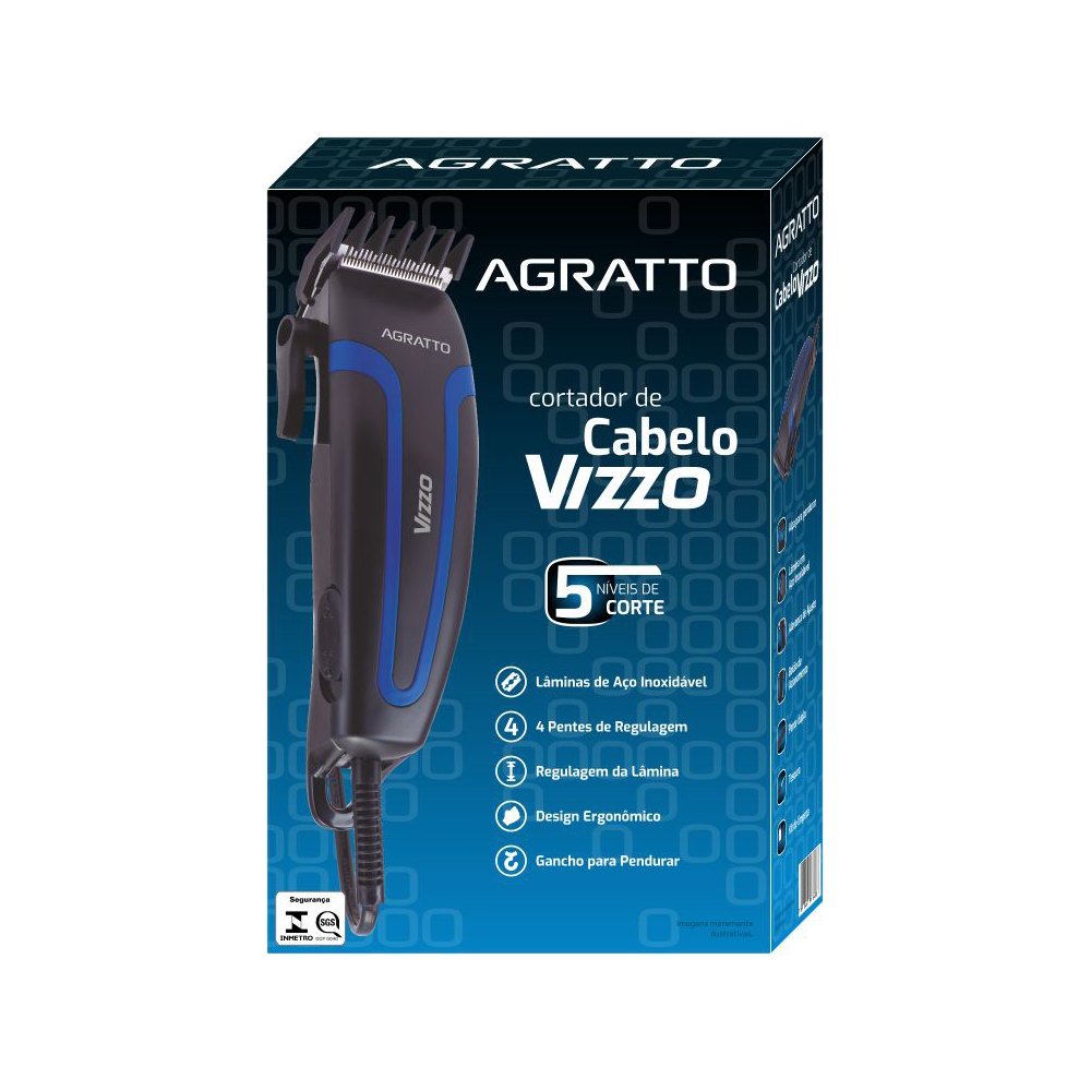 Cortador De Cabelos Vizzo Cr01 127V Agratto