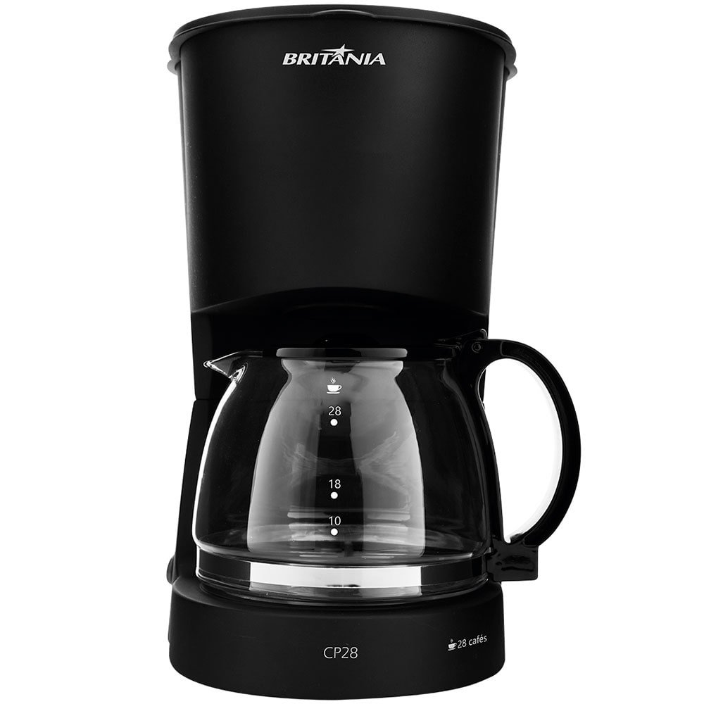 Cafeteira Elétrica Britânia CP28 28 Xícaras Preta 110V