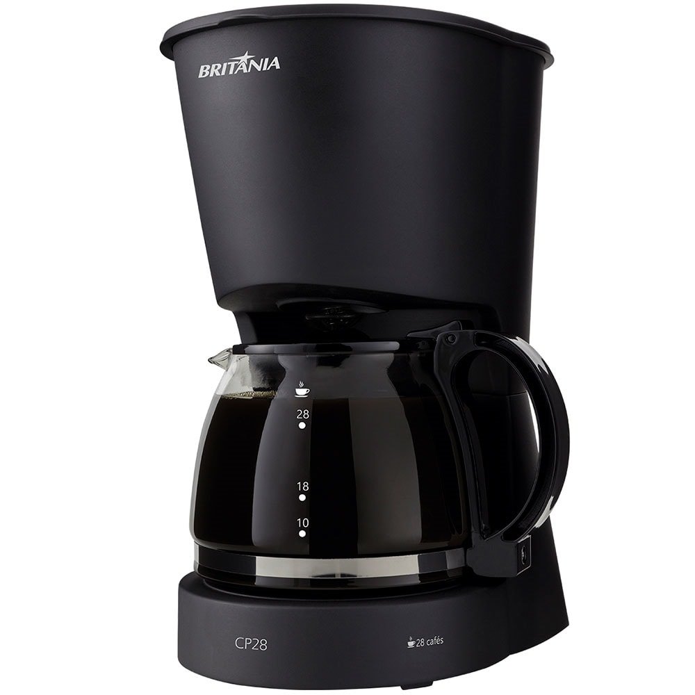 Cafeteira Elétrica Britânia CP28 28 Xícaras Preta 110V
