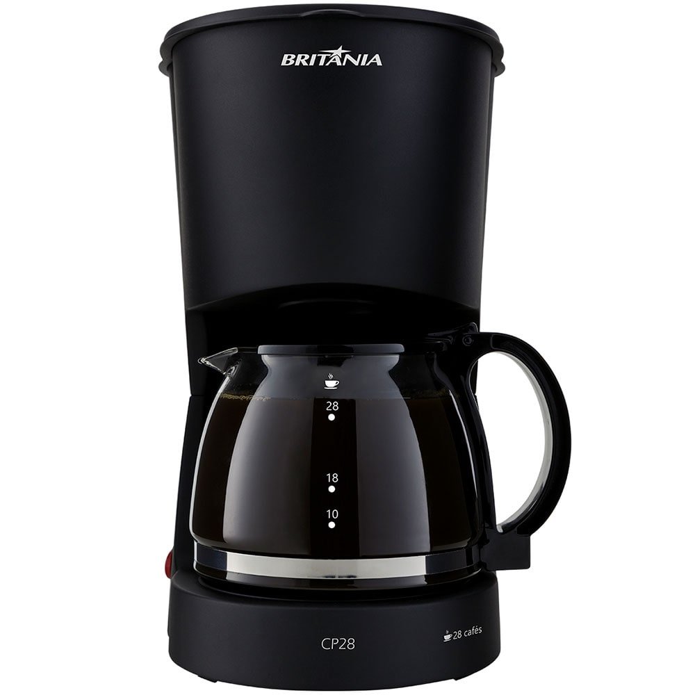 Cafeteira Elétrica Britânia CP28 28 Xícaras Preta 110V
