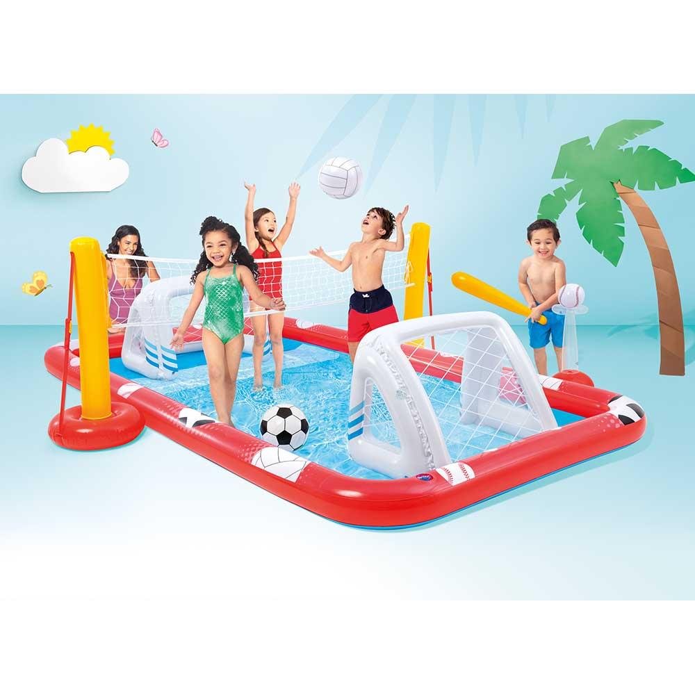 Piscina Inflável Playground Multi Esportes 470L Intex - 57147NP