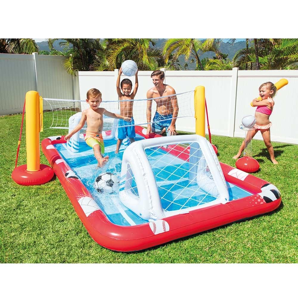 Piscina Inflável Playground Multi Esportes 470L Intex - 57147NP