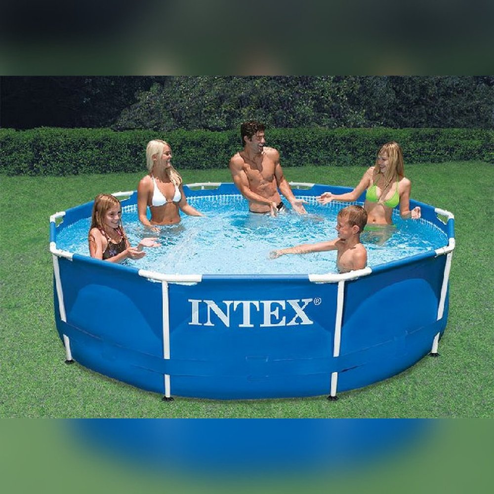 Piscina De Armação Metal Galvanizado 4.485 Litros Bomba Filtro 127V