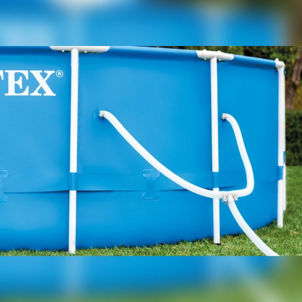 Piscina De Armação Metal Galvanizado 4.485 Litros Bomba Filtro 127V
