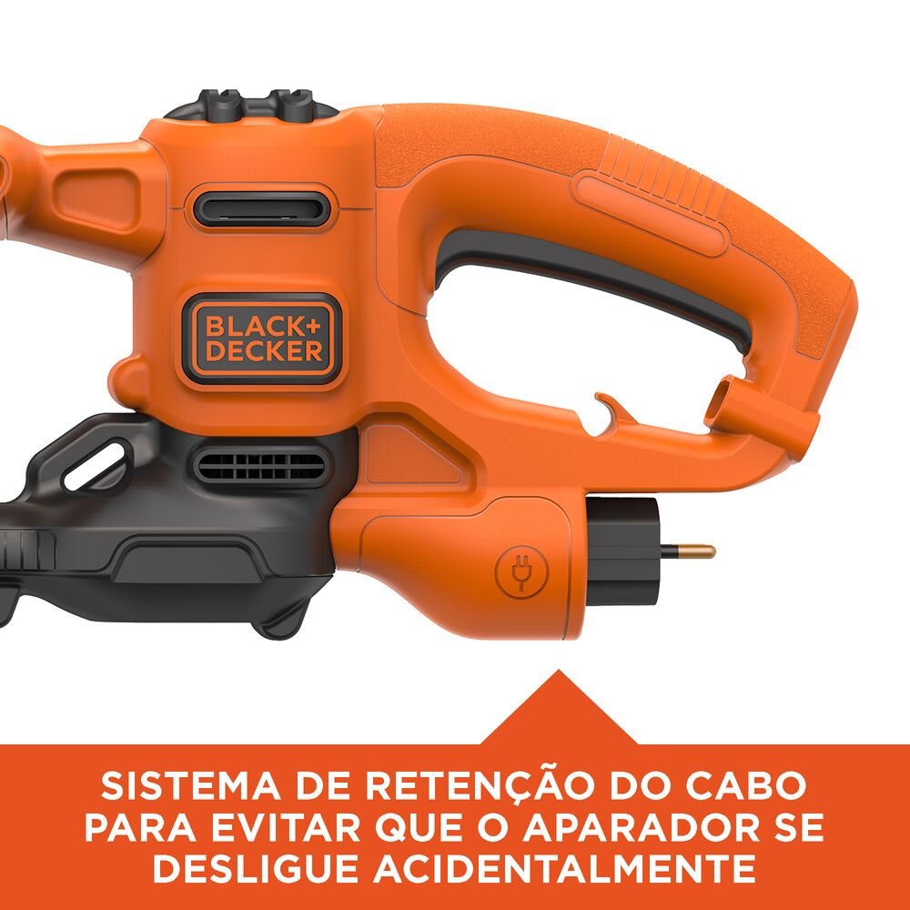 Aparador Cerca Viva 18" Com Alicate de Poda Black+Decker 220V BEHT201KB2