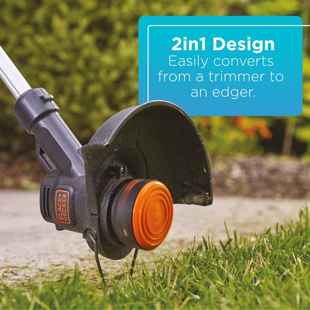Aparador de Grama 10" - 254mm Sem Fio 20V Bateria Litio-Ion Black+Decker LST201BR