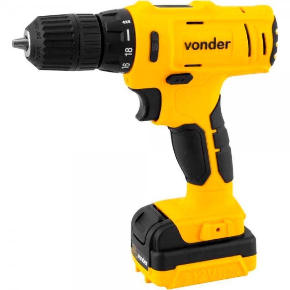 Parafusadeira/furadeira A Bateria 12v Bivolt Pfv120 Vonder