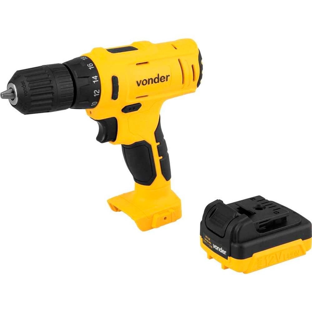 Parafusadeira/furadeira A Bateria 12v Bivolt Pfv120 Vonder