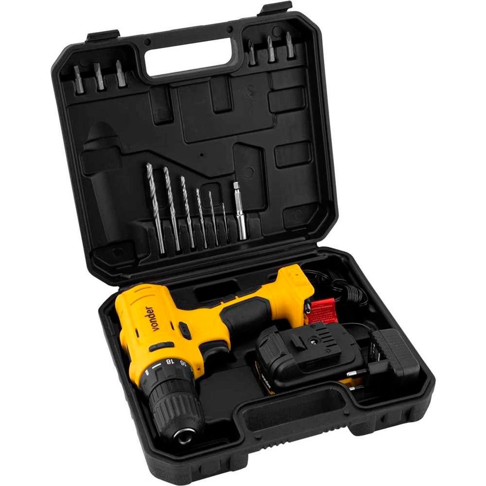 Parafusadeira/furadeira A Bateria 12v Bivolt Pfv120 Vonder