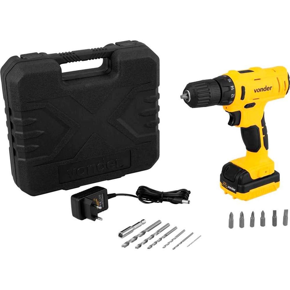 Parafusadeira/furadeira A Bateria 12v Bivolt Pfv120 Vonder
