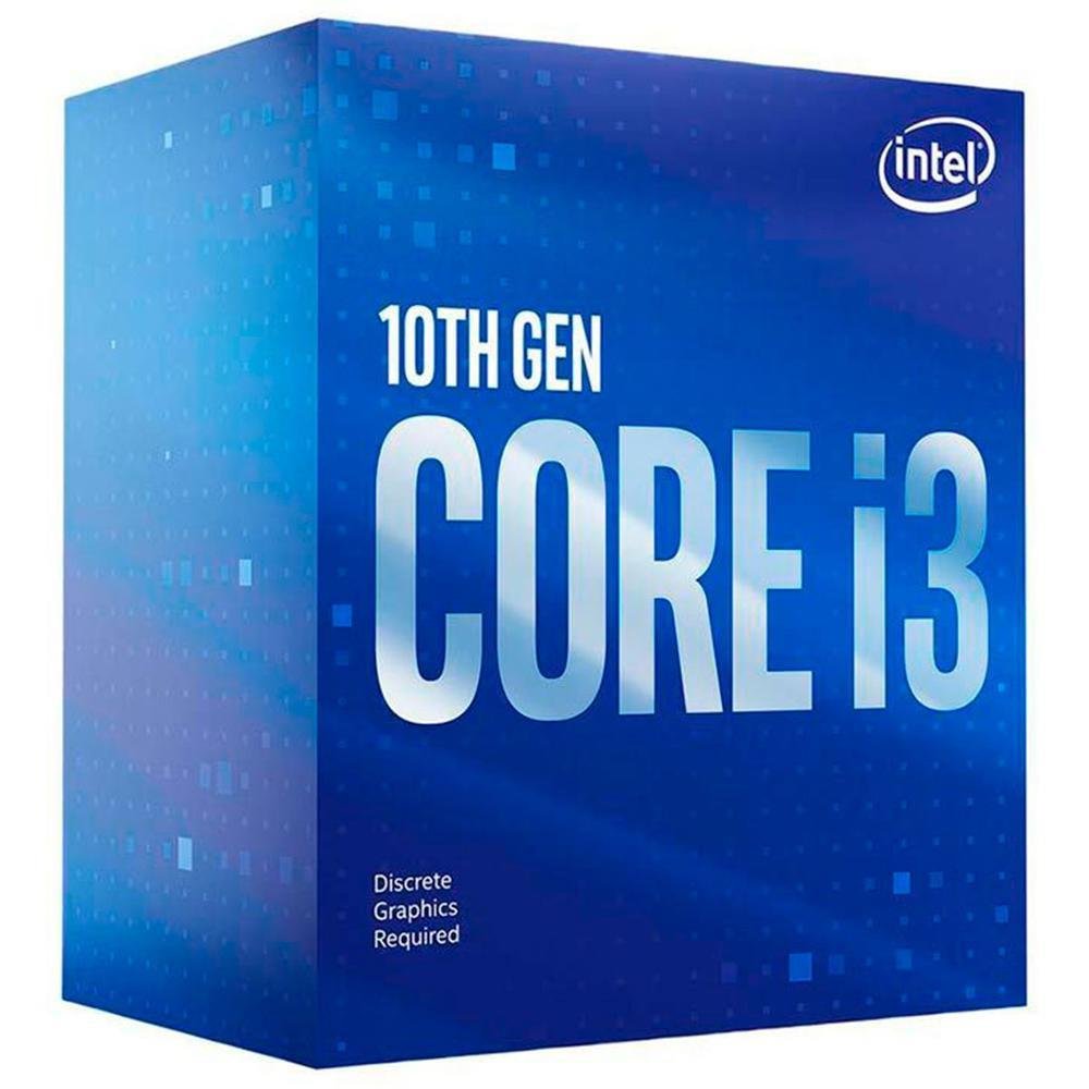 Processador Intel Core i3-10100F, 3.6GHz (4.3GHz Max Boost), Cache 6MB, Quad Core, 8 Threads, LGA 1200 - BX8070110100F
