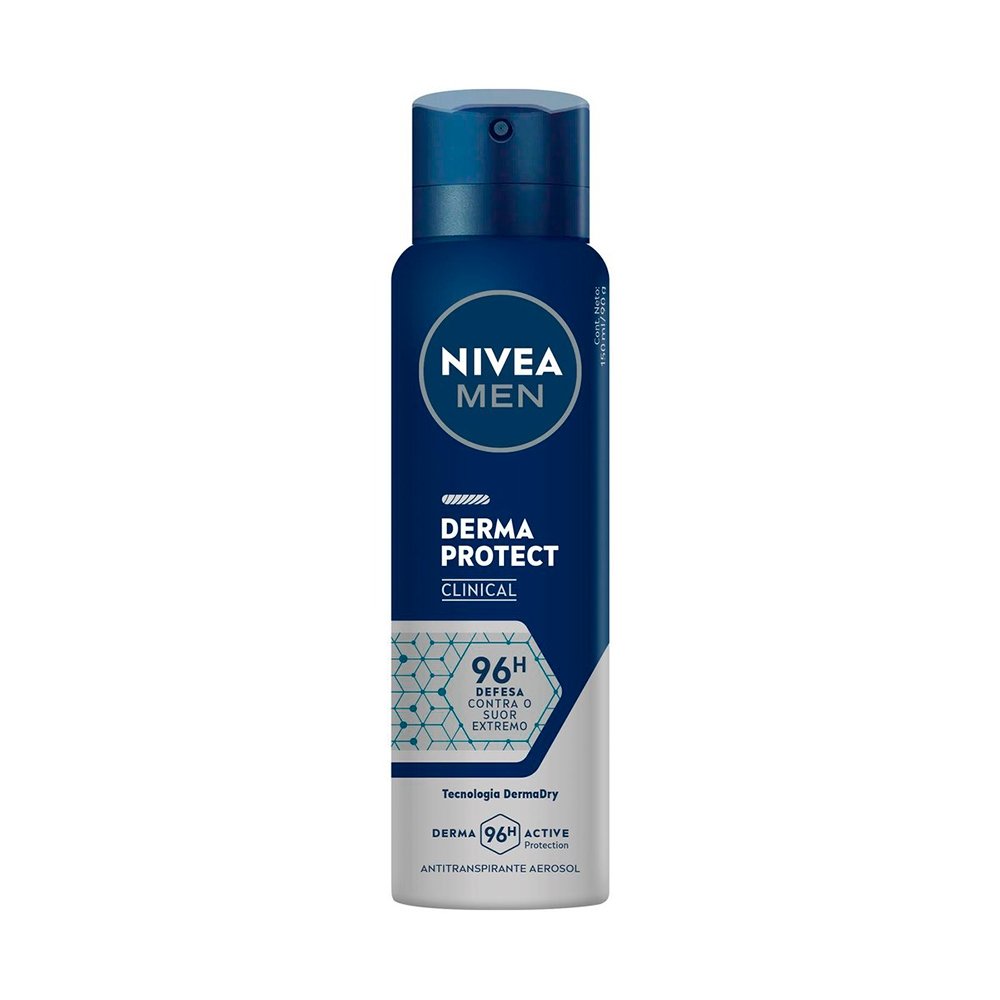 Desodorante Nivea Aerossol Masculino Clinical Derma Protect 150ml