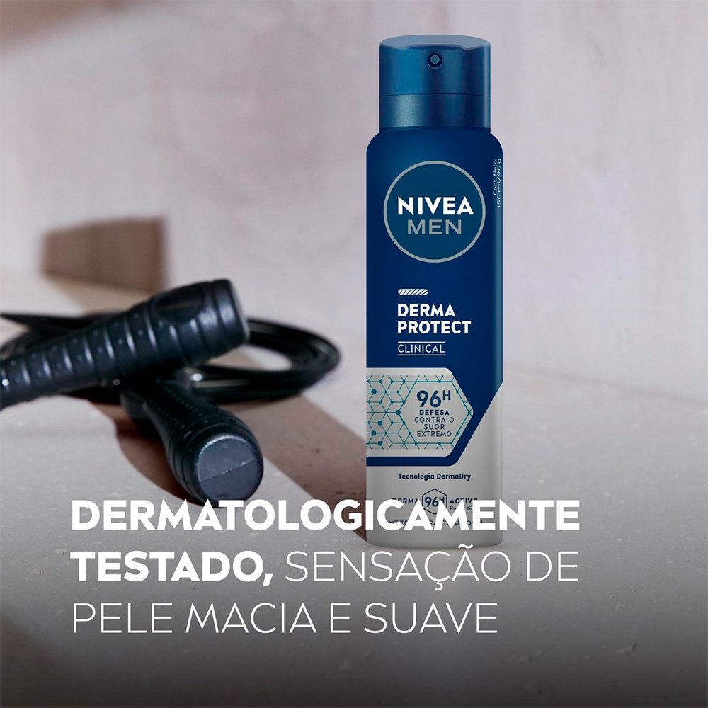 Desodorante Nivea Aerossol Masculino Clinical Derma Protect 150ml