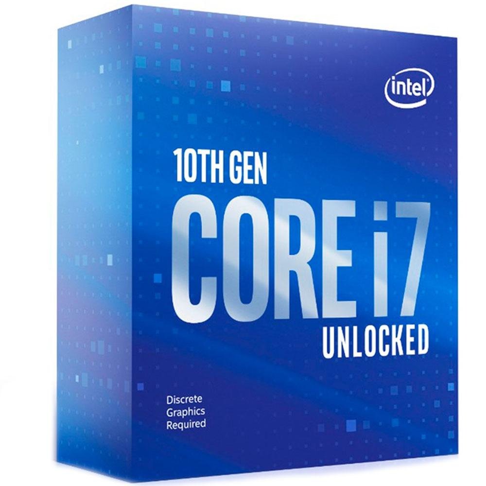 Processador Intel Core I7-10700kf 3.8ghz (turbo 5.1ghz)16mb Cache Lga1200 10° Geracao Bx8070110700kf