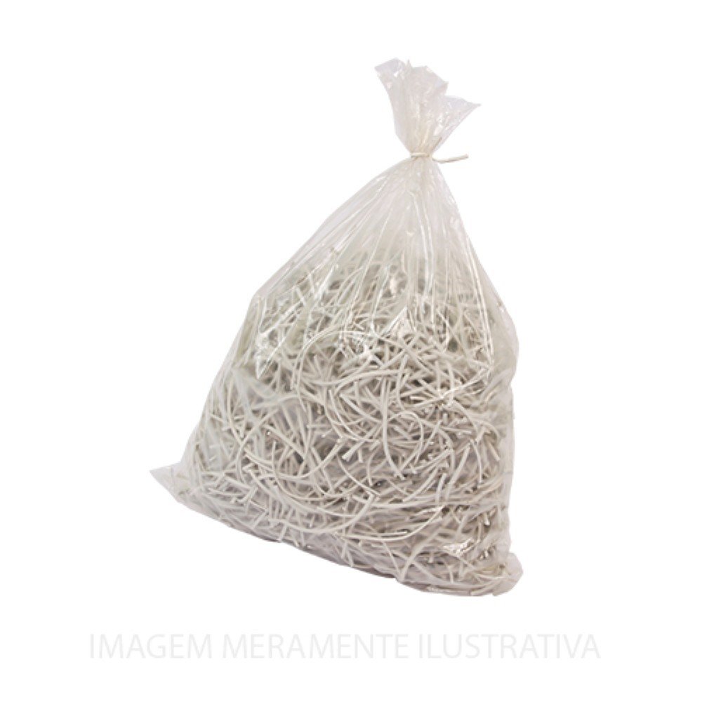 Fecho Plastico Branco 8cm 1kg