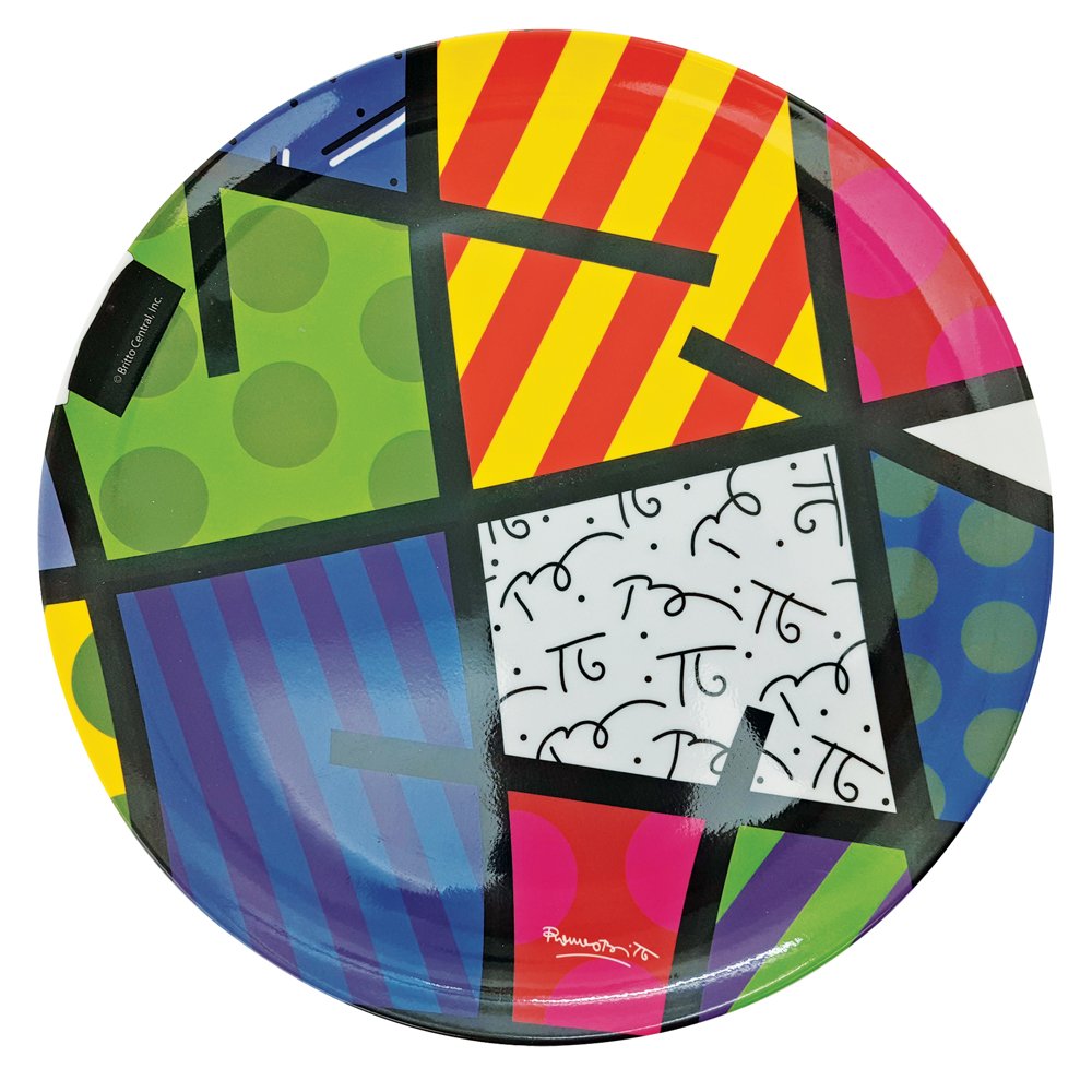 Prato Jantar Melamine Romero Britto