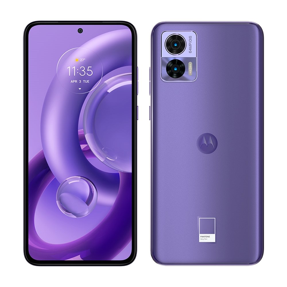 Smartphone Motorola Edge 30 Neo, Very Peri, Tela de 6.3", 5G+Wi-Fi+NFC, Android 12, Câm. Tras. 64+13MP, Frontal 32MP, 256GB