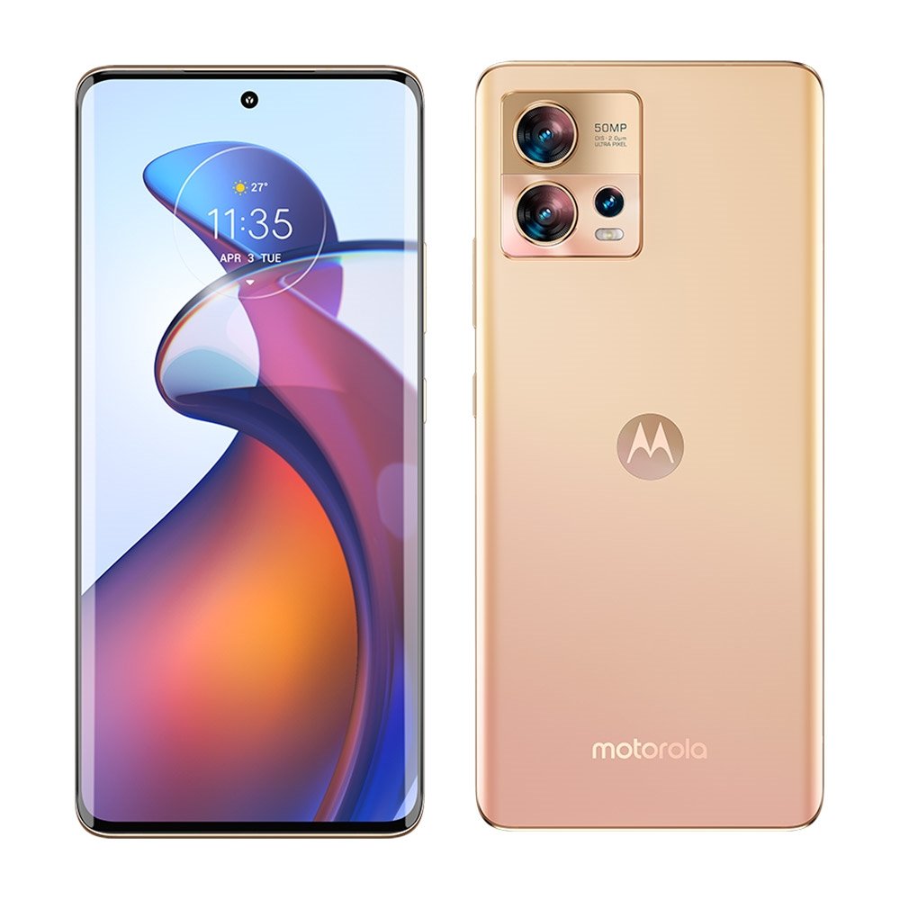 Smartphone Motorola Edge 30 Fusion, Gold, Tela de 6.6" - 5G+Wi-Fi+NFC, Android 12 e Câm. Tras. 50+13+2MP, Frontal 32MP, 256GB