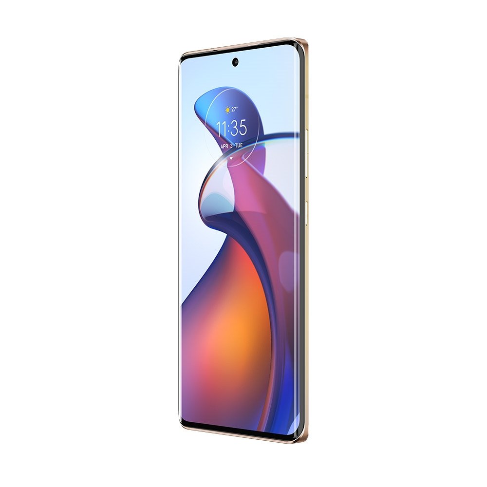 Smartphone Motorola Edge 30 Fusion, Gold, Tela de 6.6" - 5G+Wi-Fi+NFC, Android 12 e Câm. Tras. 50+13+2MP, Frontal 32MP, 256GB