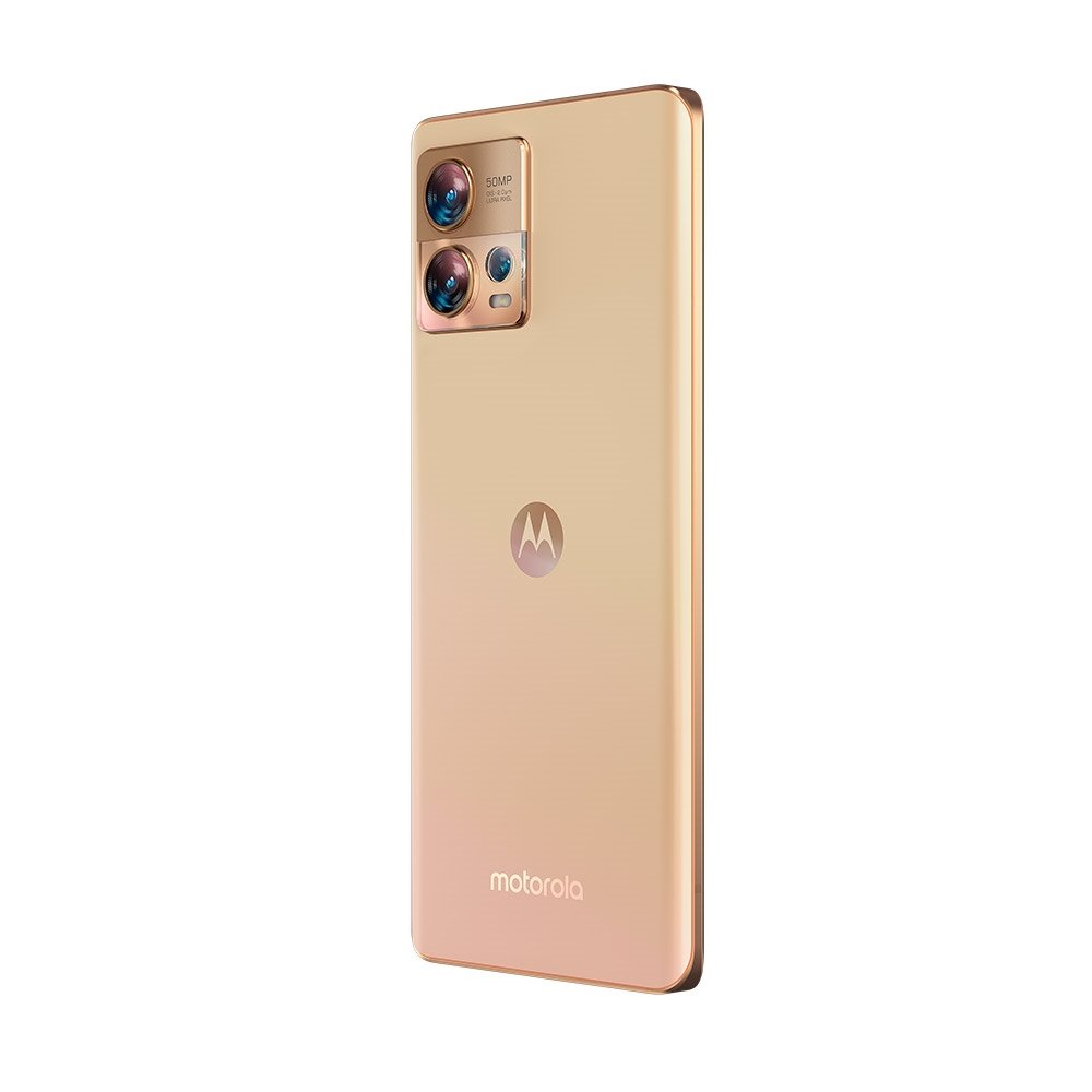 Smartphone Motorola Edge 30 Fusion, Gold, Tela de 6.6" - 5G+Wi-Fi+NFC, Android 12 e Câm. Tras. 50+13+2MP, Frontal 32MP, 256GB