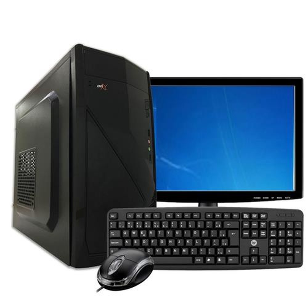 Computador PC Completo + Monitor 18.5¿ Intel Core i5 4GB SSD 120GB Linux + Teclado e Mouse - BRX