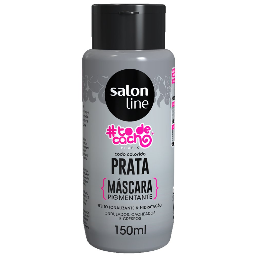 Mascara Pigmentante Salon Line To de Cacho Prata 150ml