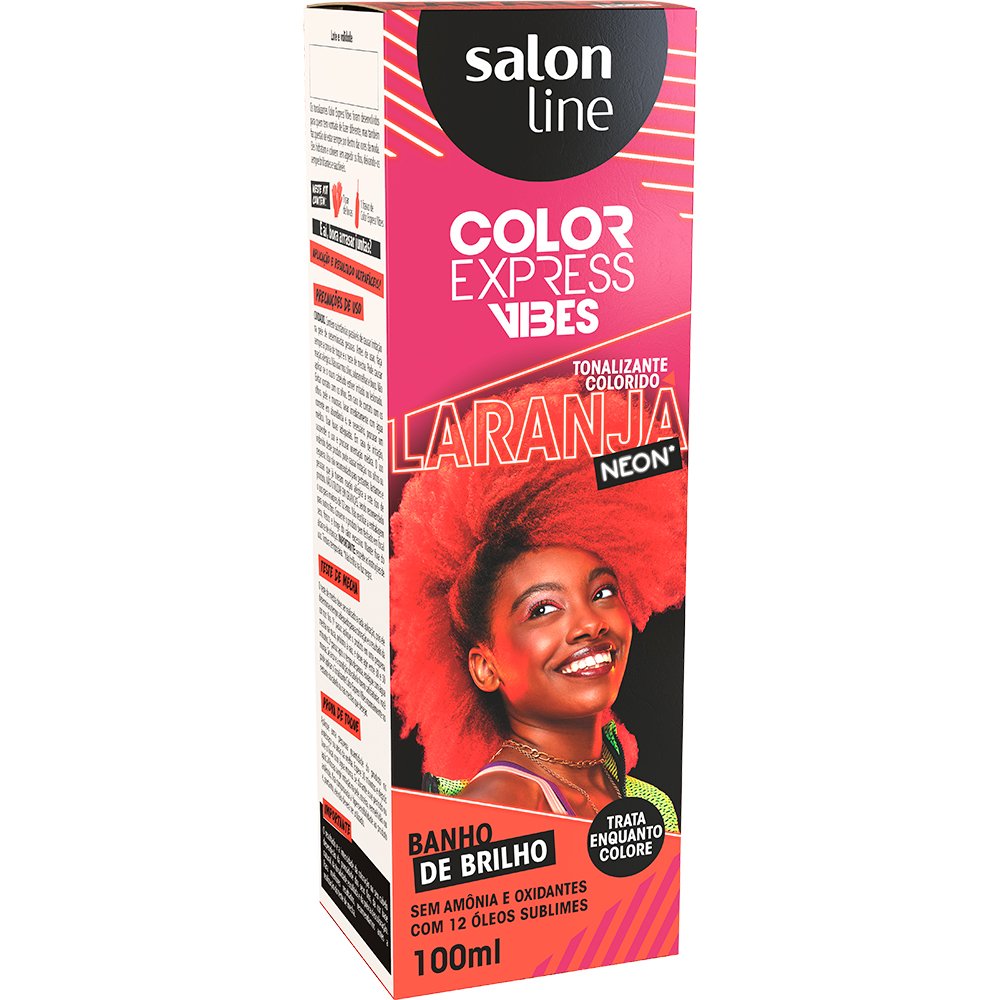 Tinta Salon Line Color Express Laranja Neon 100ml