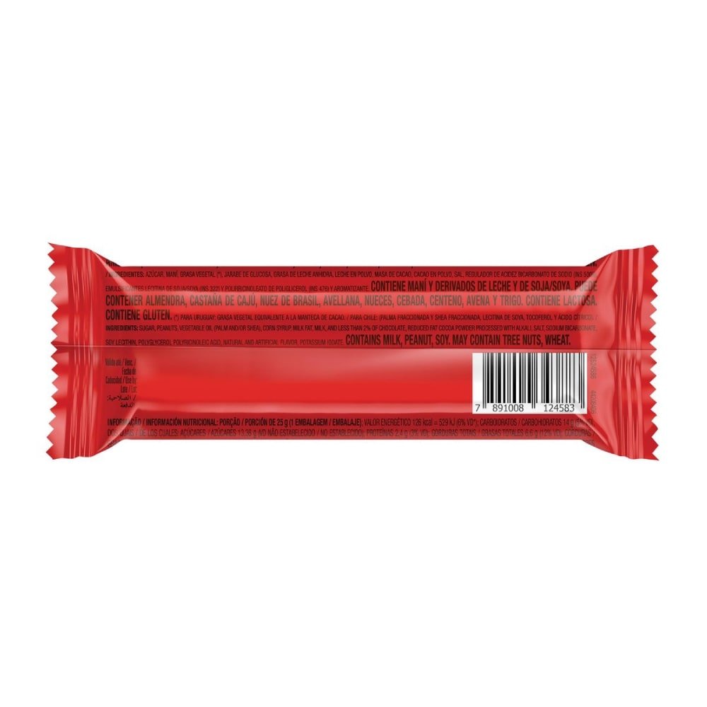 Chocolate Garoto Crocante 25g - Embalagem com 30 Unidades
