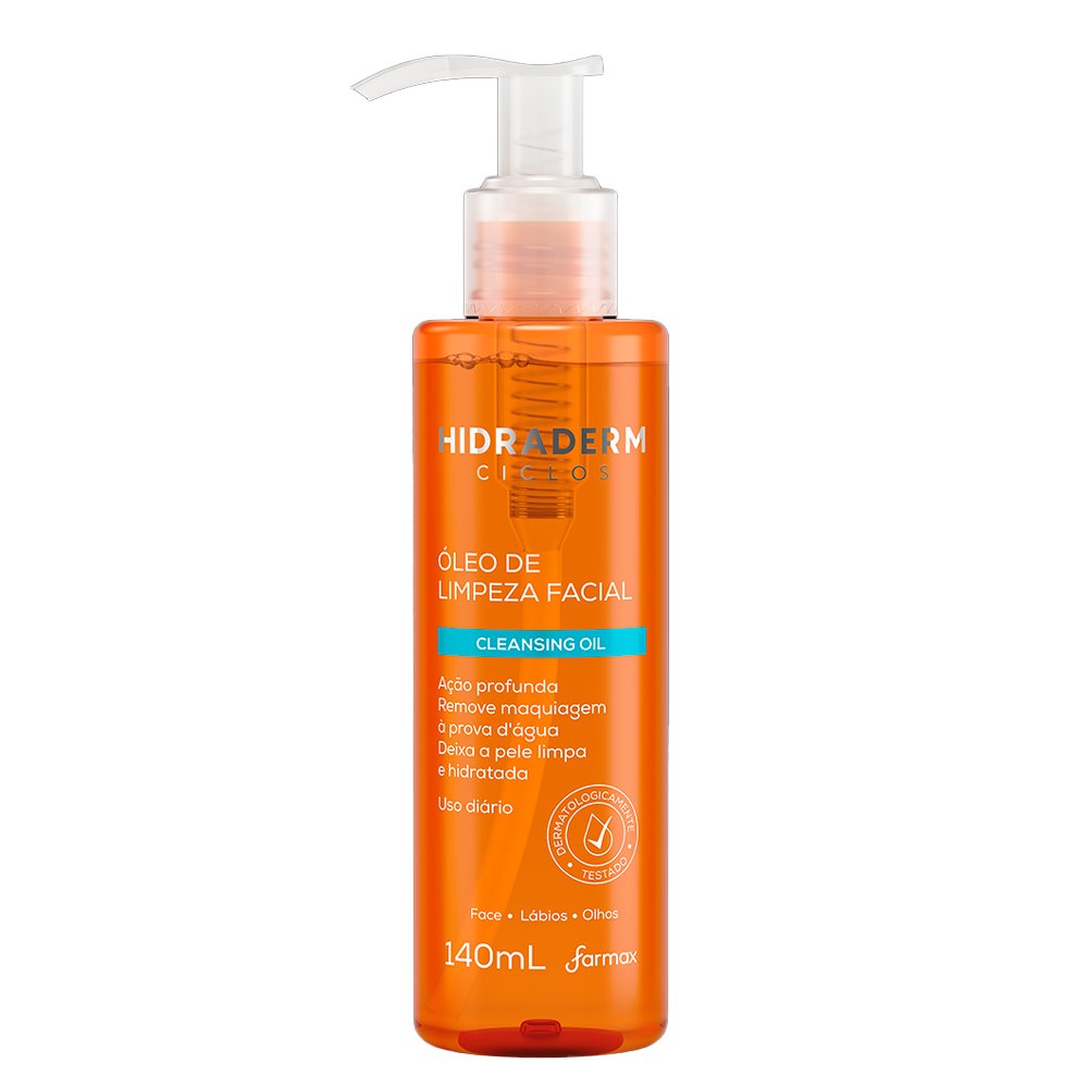Oleo Limpeza Facial Cleasing Hidraderm Ciclos 140ml