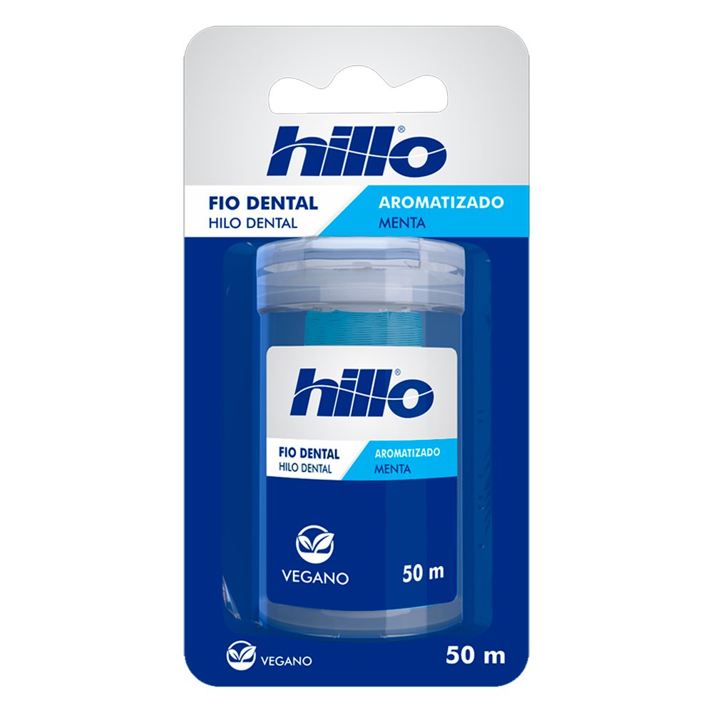 Fio Dental Hillo Vegano Mentha 50 Metros