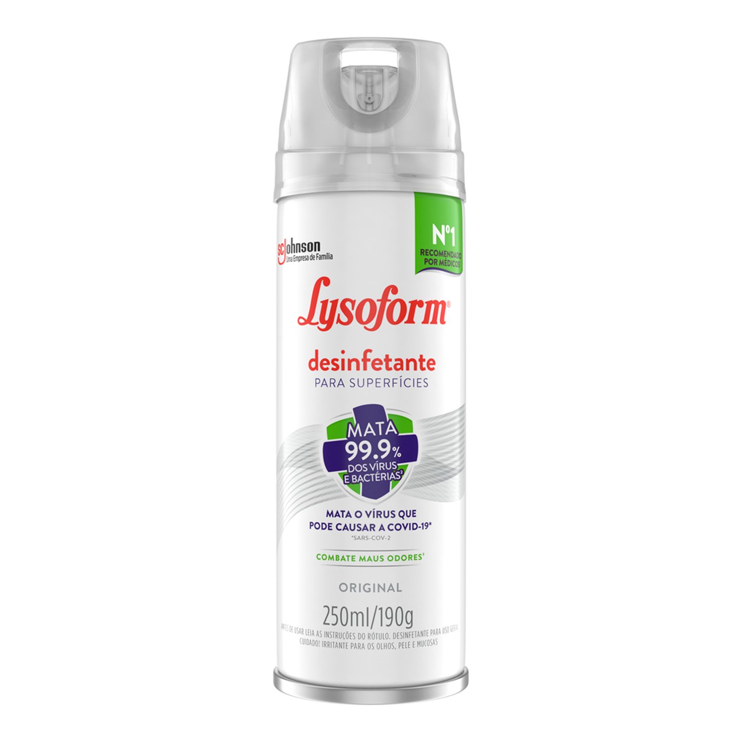 Desinfetante Lysoform Aerossol Original 250ml