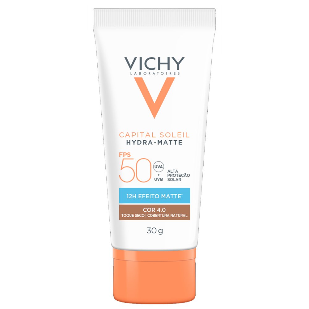 Protetor Solar Facial Vichy Soleil Hydramatte 4.0 Fp50 30g
