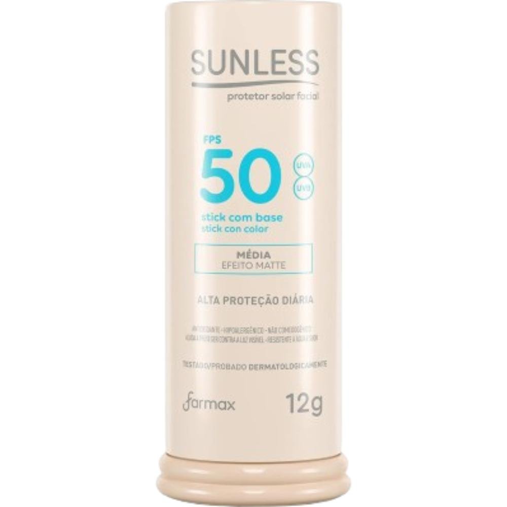 Protetor Sunless Stick Com Base Media 12G